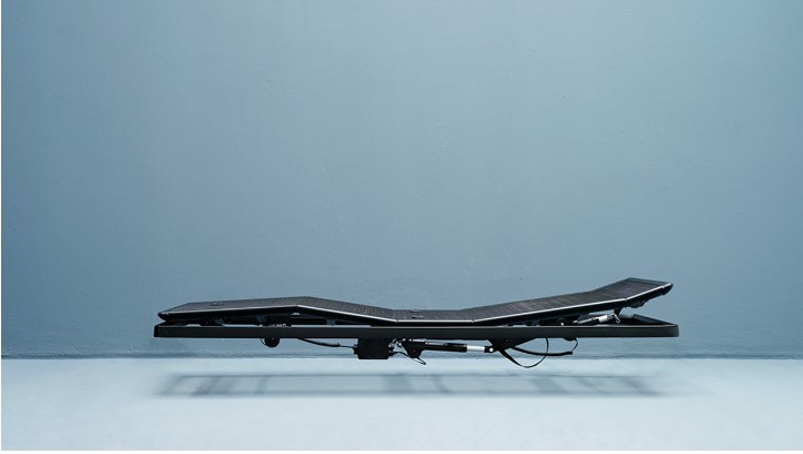 Sommier métallique à 3 moteurs