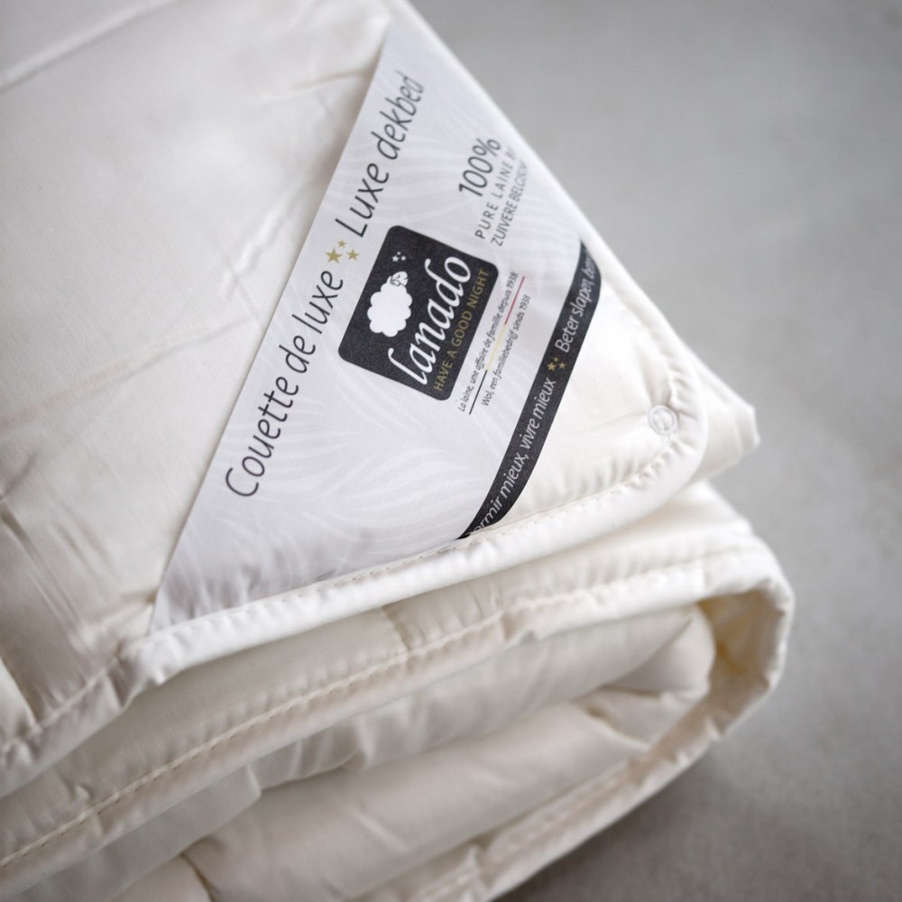 Couette en laine certifiée "Textile Biologique"