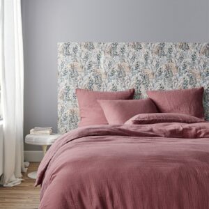 Housse de couette - Tendresse rose - gaze de coton