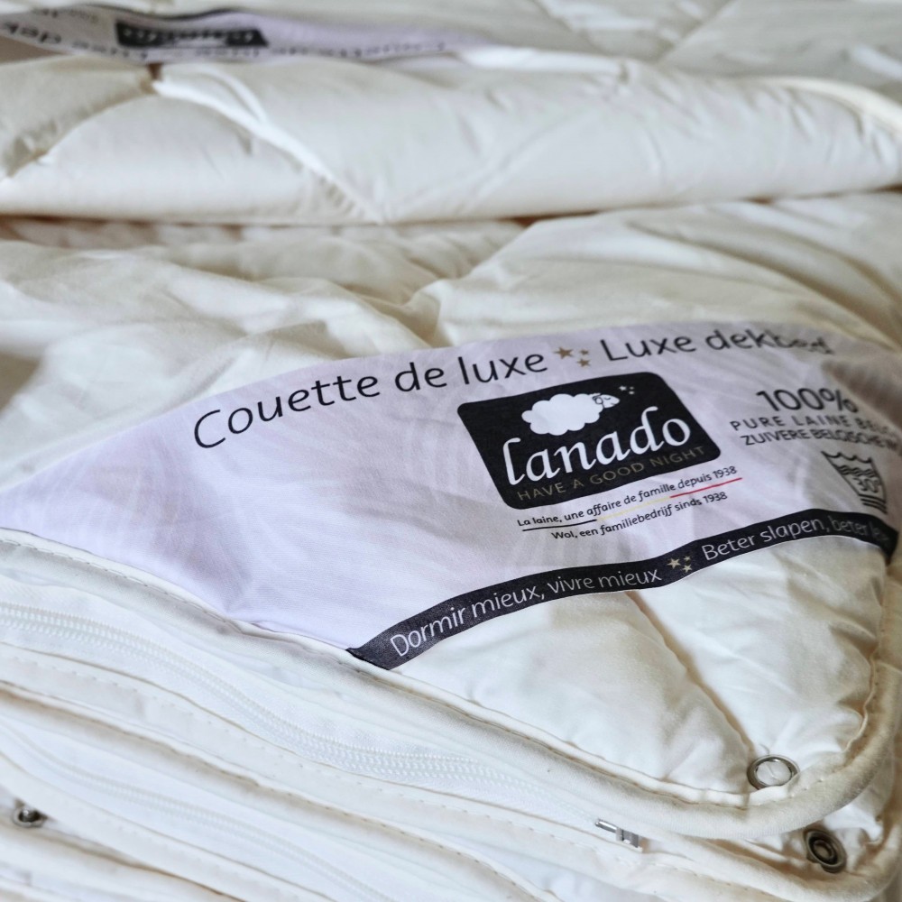 Couette en laine belge YOU & ME Entière, 100% MODULABLE