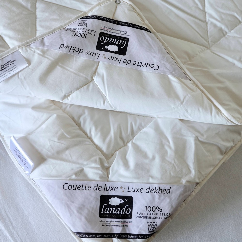 Couette en laine belge YOU & ME Entière, 100% MODULABLE