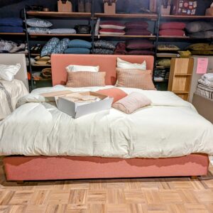 Lit d'expo Beka rose