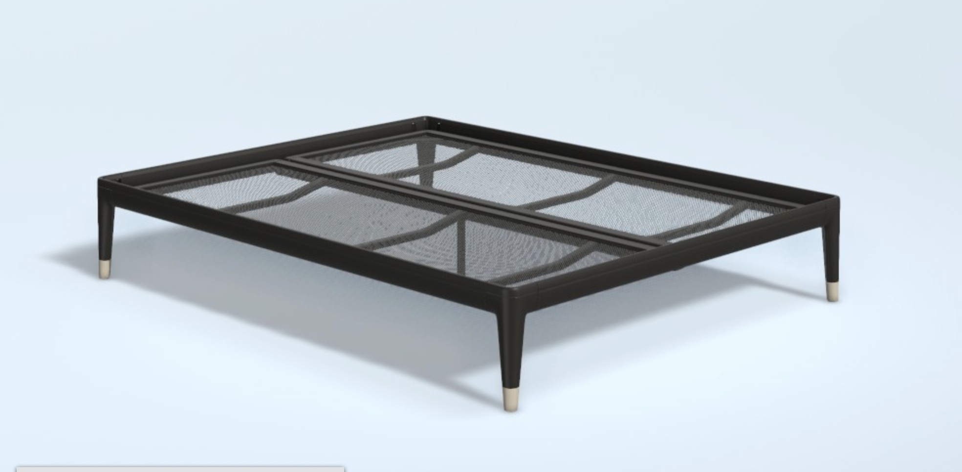 Lit Essential Auping bas (sommier compris)