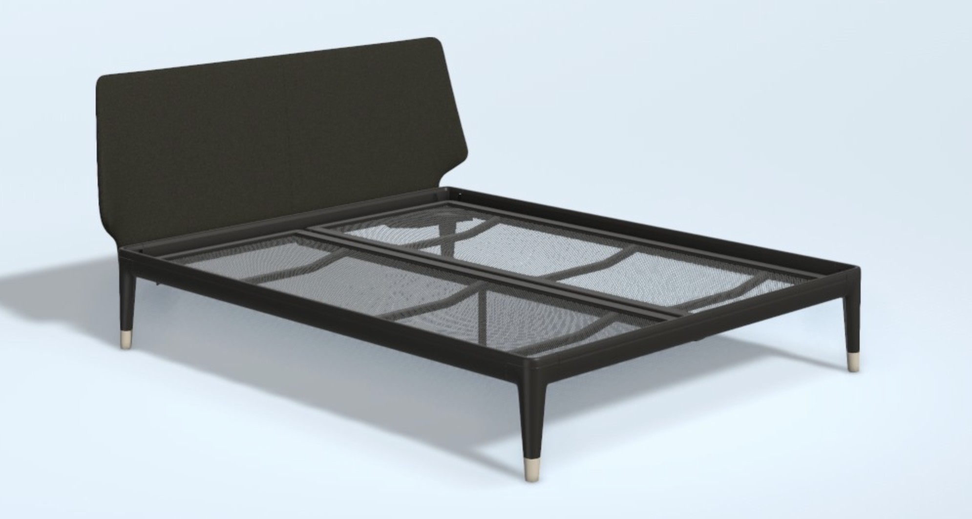 Lit Essential Auping bas (sommier compris)